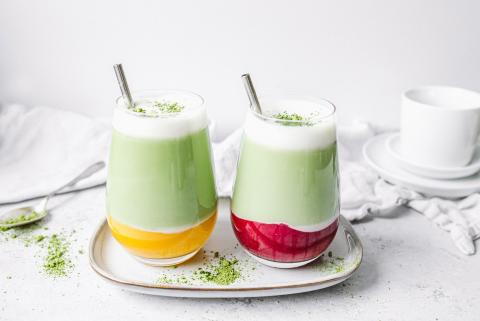 Matcha Fraise Latte Classique