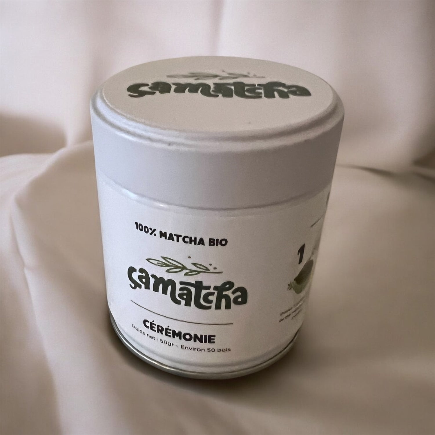 Pot de poudre matcha qualité cérémonie en format 50gr.